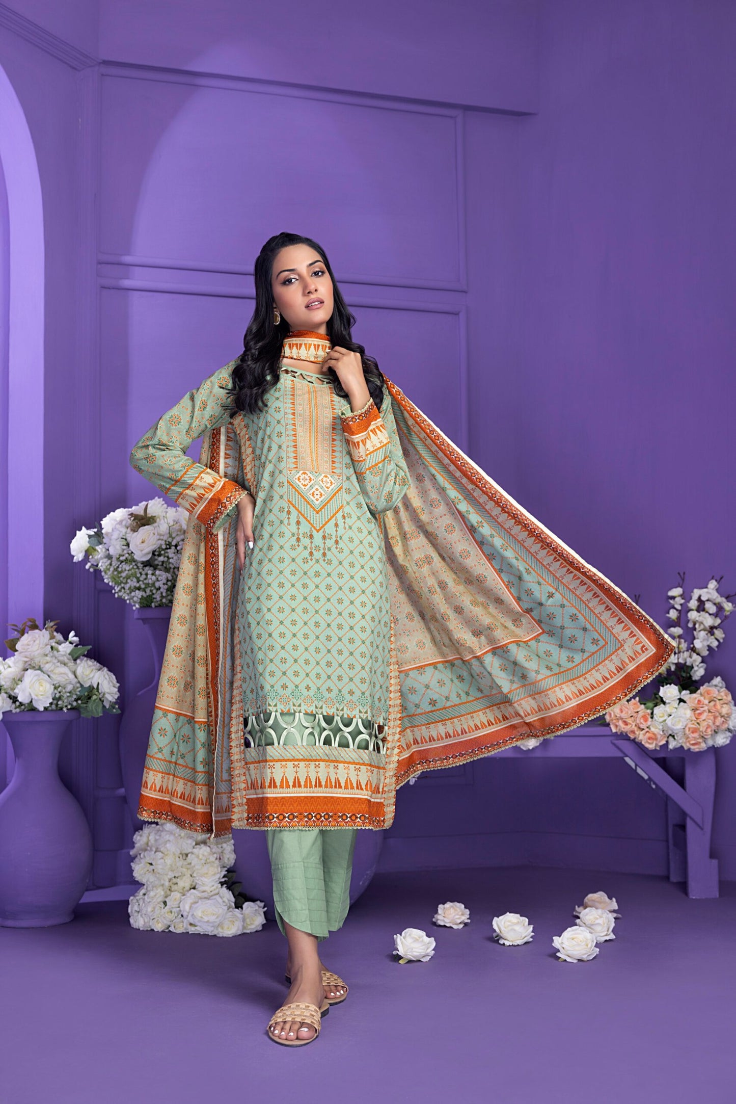 Salina By Regalia Textiles Printed Lawn Suits Unstitched 3 Piece SPL1123-14