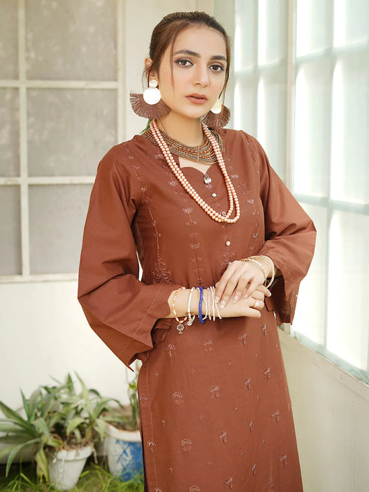 Nisha by Aalaya Embroidered Lawn Unstitched Shirt NEK- D14