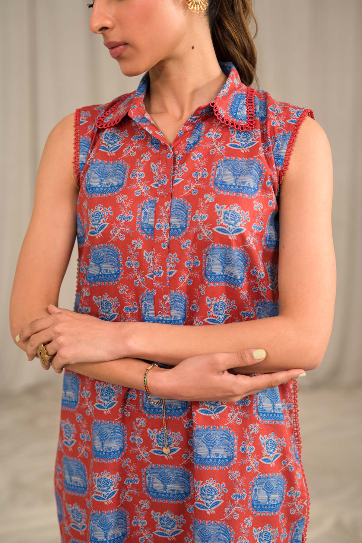 Sahar Printed Lawn Suits Unstitched 2 Piece SHR-S24-PL-V1-14 - Summer Collection
