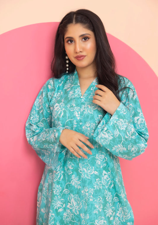 Identic Separates By Regalia Textiles Printed Linen Suits Unstitched 2 Piece RTPL-D-15 - Winter Collection