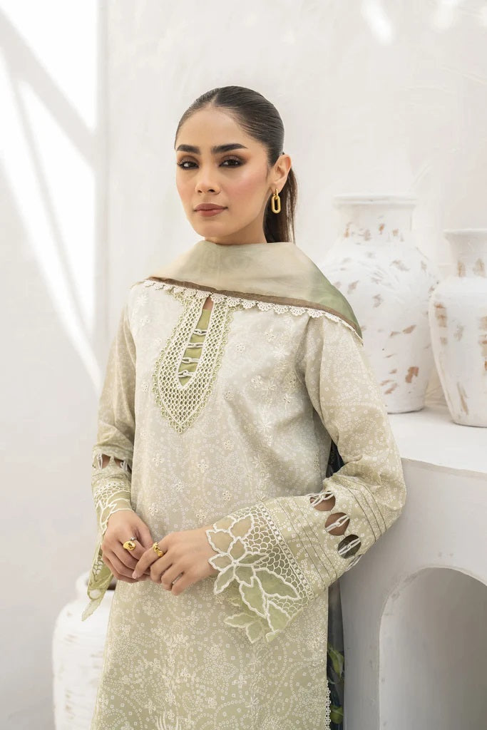 Shezlin by Aabyaan Embroidered Chikankari Suits Unstitched 3 Piece AS-AR-15 ROHA - Summer Collection