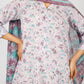 Saya Digital Printed Lawn 3 piece Unstitched Dress - U01-25268-15B