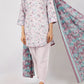 Saya Digital Printed Lawn 3 piece Unstitched Dress - U01-25268-15B