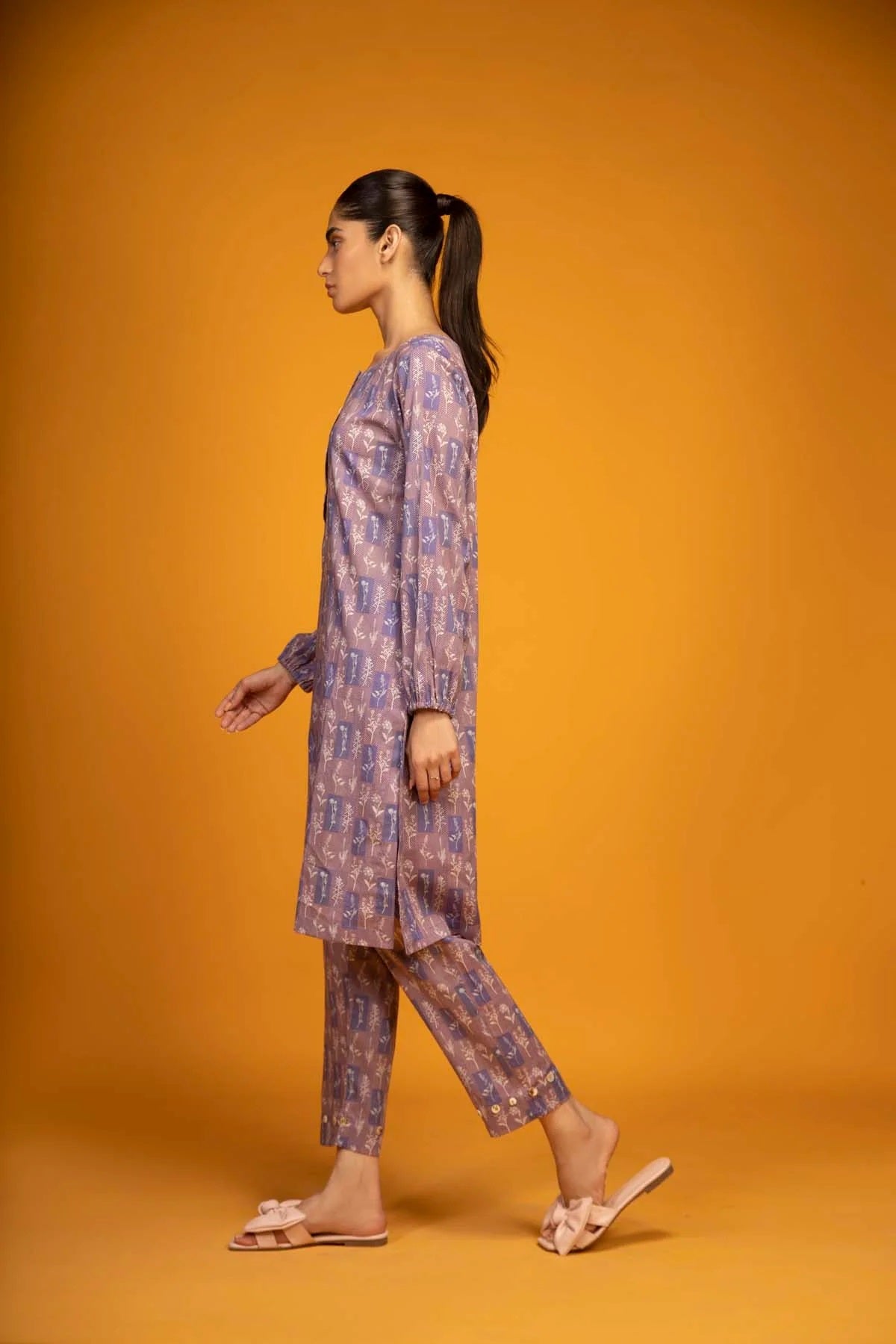 Sahar Digital Printed Lawn 2 piece Shirt & Trouser - SSL-V3-15