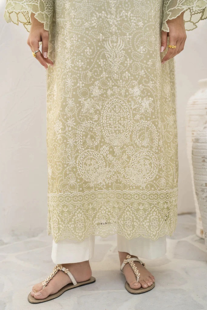 Shezlin by Aabyaan Embroidered Chikankari Suits Unstitched 3 Piece AS-AR-15 ROHA - Summer Collection