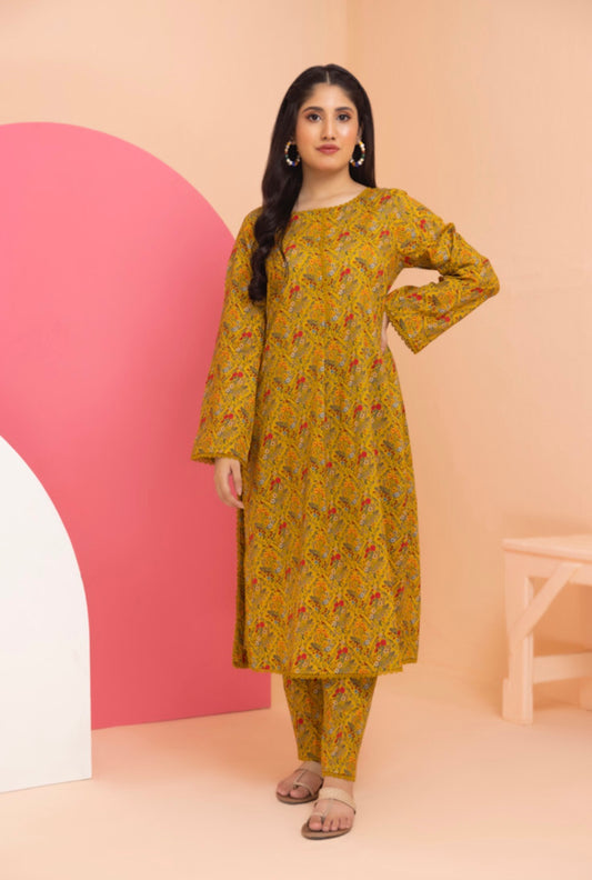 Identic Separates By Regalia Textiles Printed Linen Suits Unstitched 2 Piece RTPL-D-16 - Winter Collection