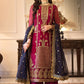 Asim Jofa Zari Sitara Embroidered Chiffon Unstitched 2 Piece Dress - AJZS 16