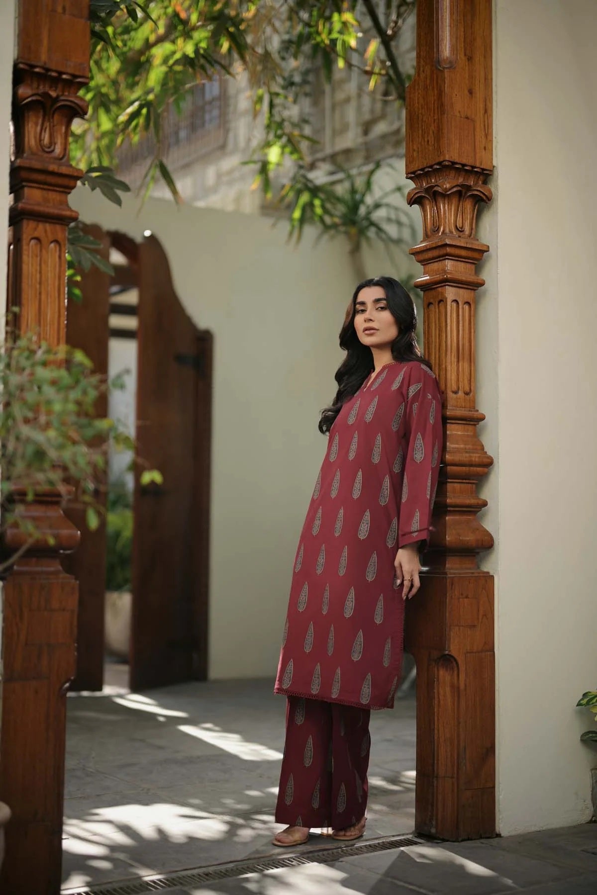 Sahar Printed Lawn Suits Unstitched 2 Piece SHR-S24-PL-V1-16 - Summer Collection
