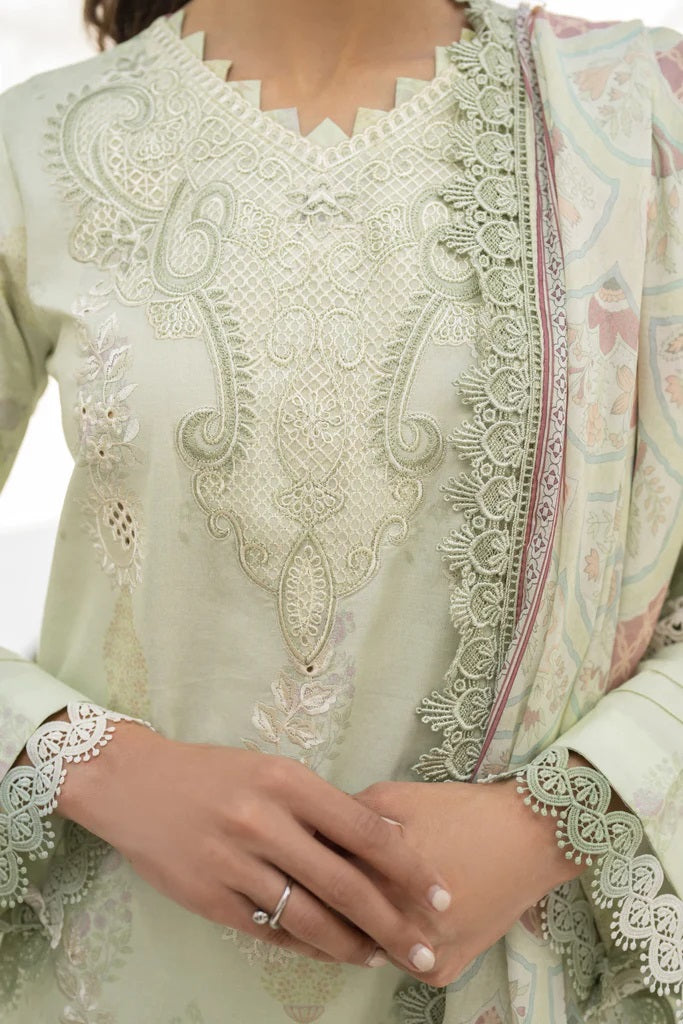 Shezlin by Aabyaan Embroidered Chikankari Suits Unstitched 3 Piece AS-AR-16 Meha - Summer Collection