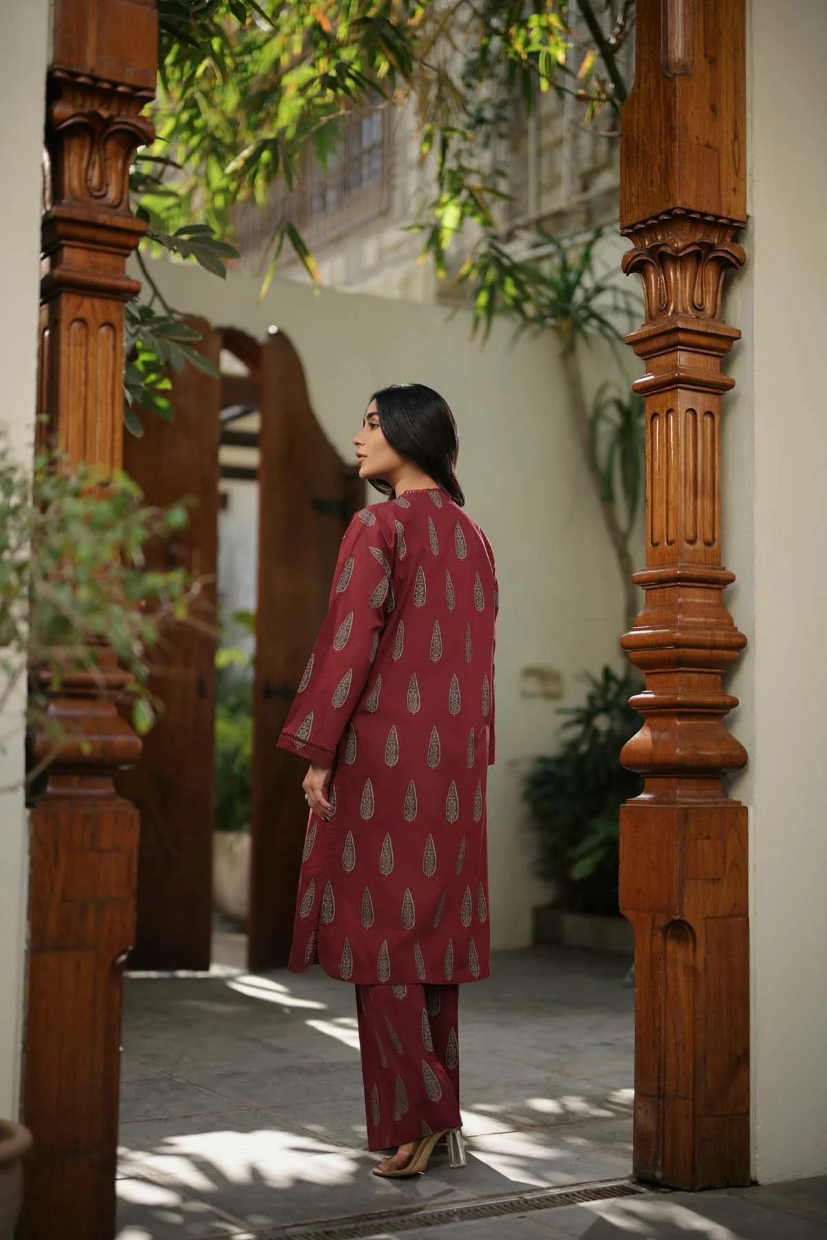 Sahar Printed Lawn Suits Unstitched 2 Piece SHR-S24-PL-V1-16 - Summer Collection