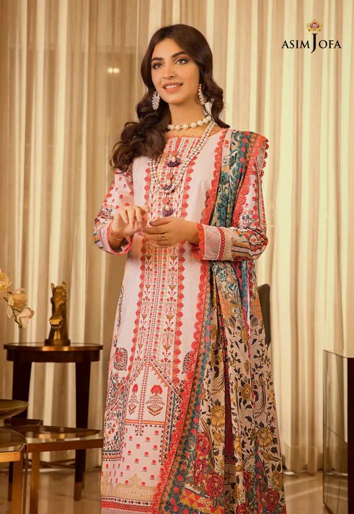 Rania by Asim Jofa Printed Lawn Suits Unstitched 2 Piece AJRP-16