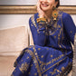 Asim Jofa Zari Sitara Embroidered Raw Silk Unstitched 3 Piece Dress - AJZS 18