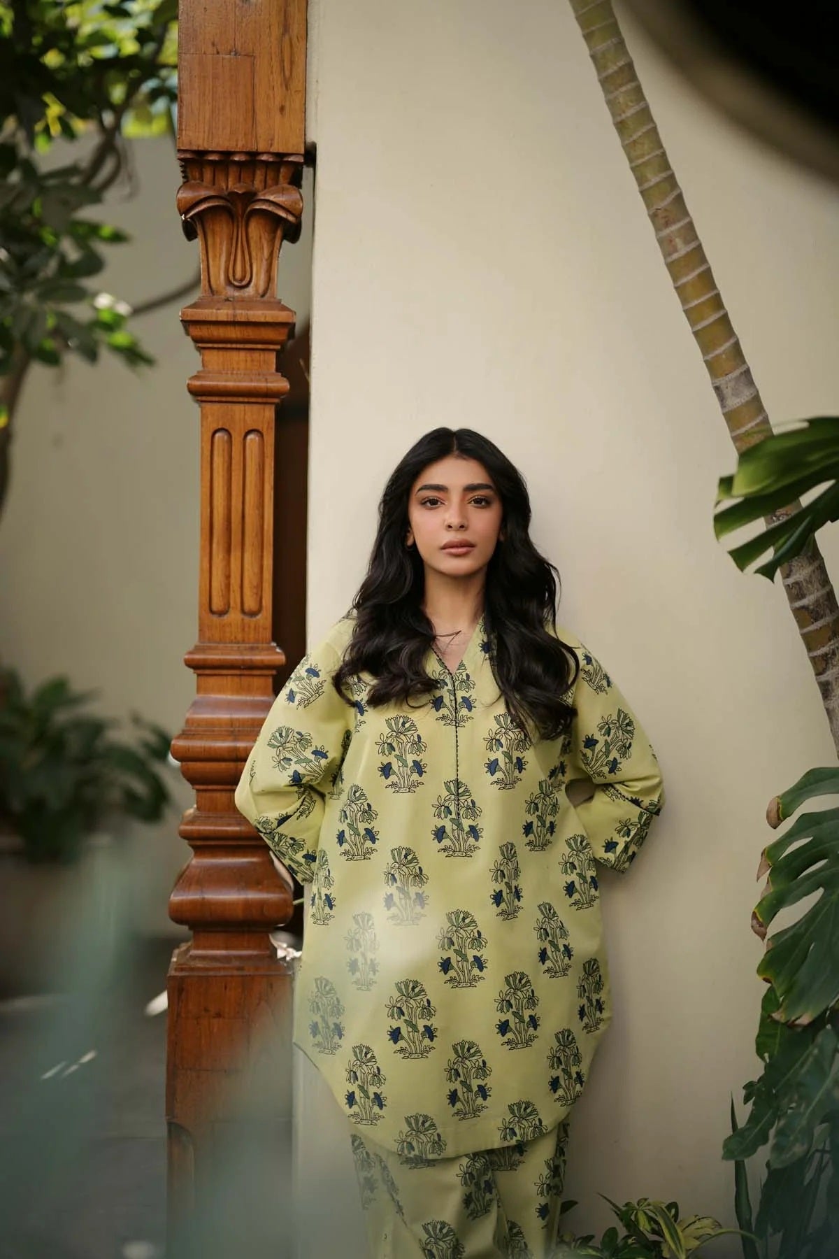 Sahar Printed Lawn Suits Unstitched 2 Piece SHR-S24-PL-V1-18 - Summer Collection