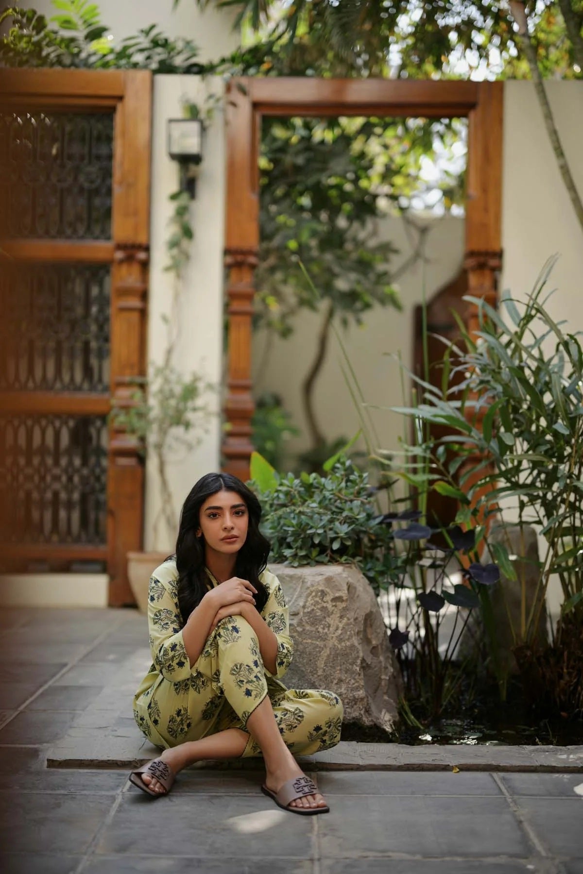 Sahar Printed Lawn Suits Unstitched 2 Piece SHR-S24-PL-V1-18 - Summer Collection