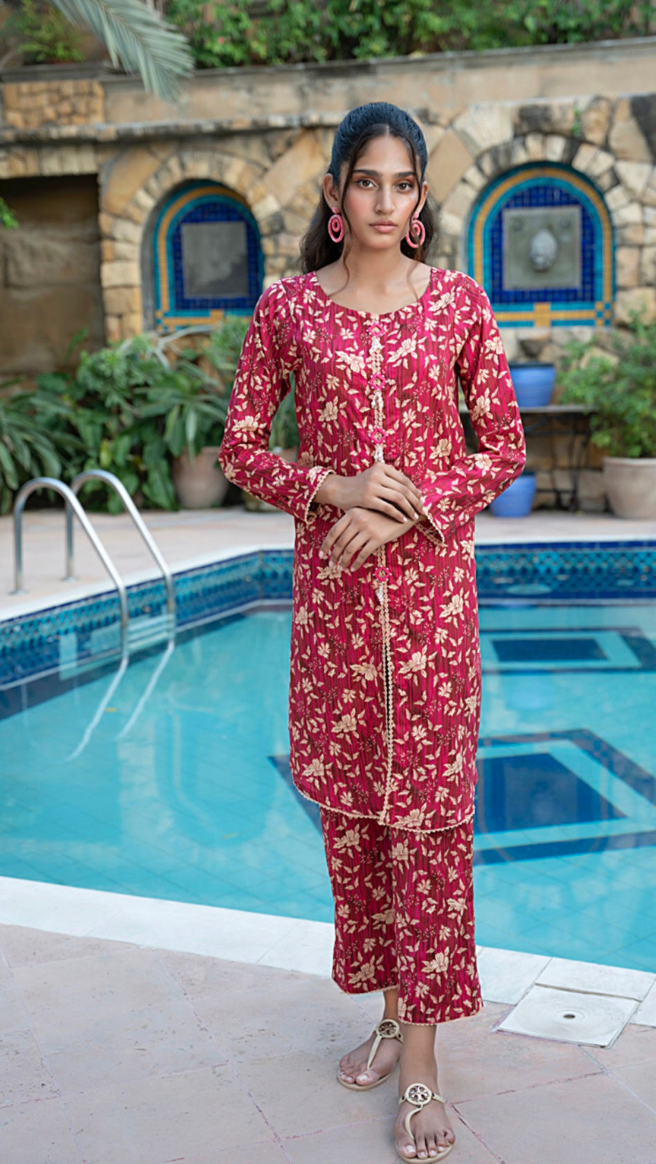 Identic Separates By Regalia Textiles Printed Linen Suits Unstitched 2 Piece RTPL-D-19 - Winter Collection