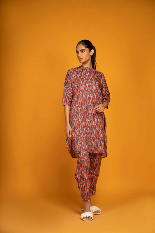 Sahar Digital Printed Lawn 2 piece Shirt & Trouser - SSL-V3-19