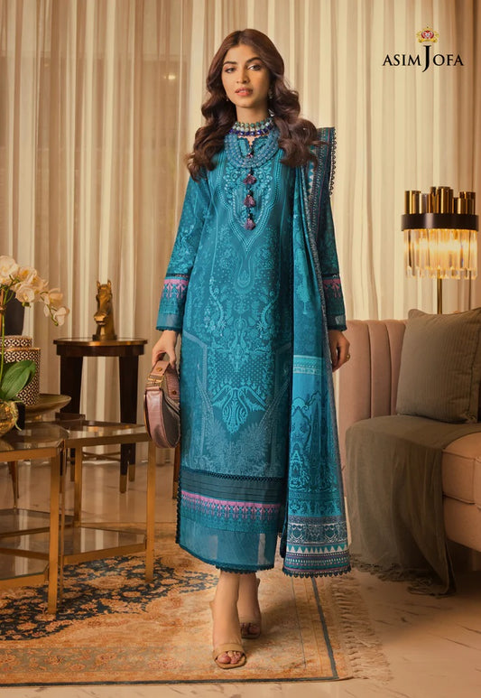 Rania by Asim Jofa Printed Lawn Suits Unstitched 3 Piece AJRP-19