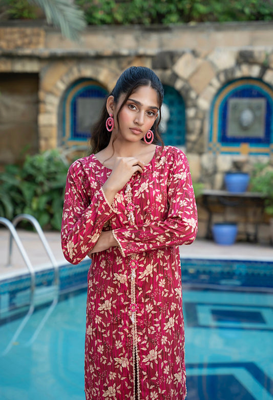Identic Separates By Regalia Textiles Printed Linen Suits Unstitched 2 Piece RTPL-D-19 - Winter Collection