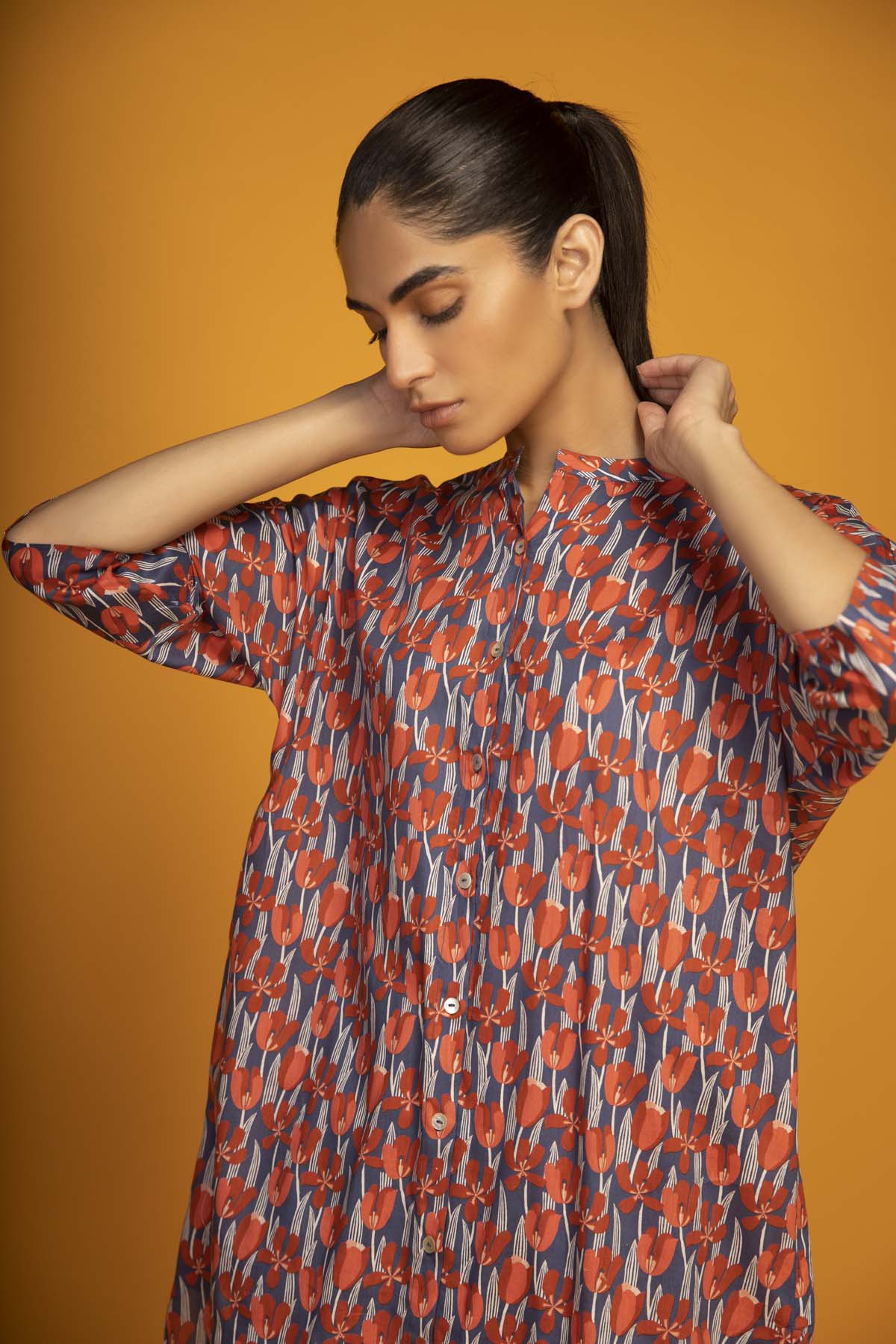 Sahar Digital Printed Lawn 2 piece Shirt & Trouser - SSL-V3-19