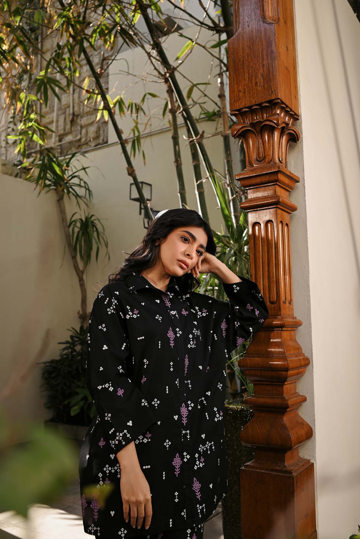 Sahar Printed Lawn Suits Unstitched 2 Piece SHR-S24-PL-V1-19 - Summer Collection