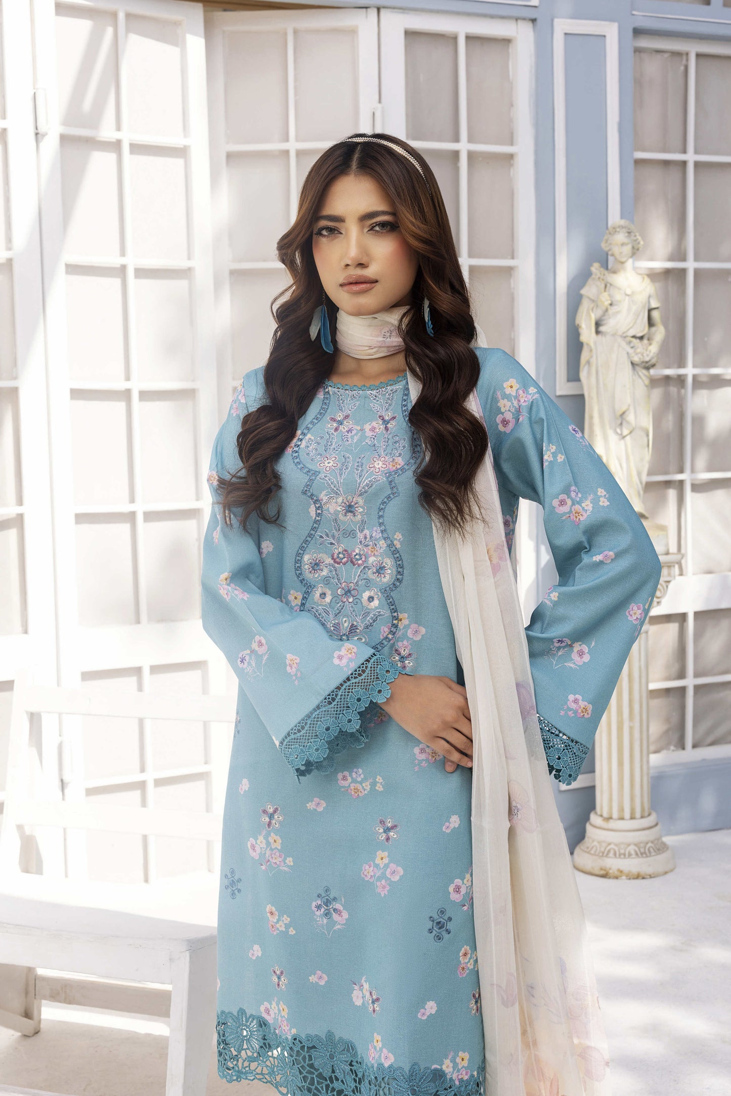 Rosolia by Panache Embroidered Lawn 3 Piece Unstitched Dress - D01