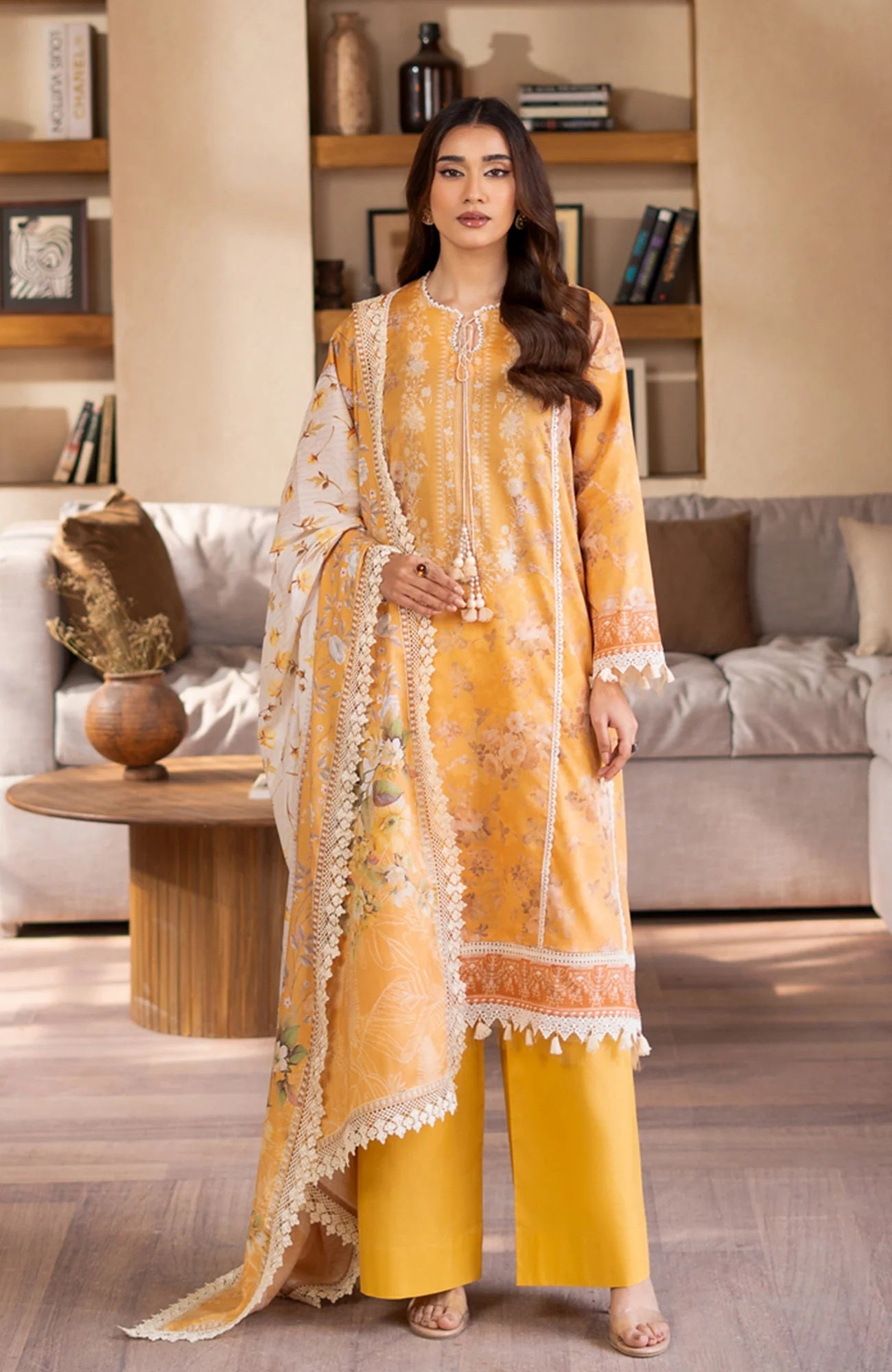 Mausummery Digital Printed Lawn Unstitched 3 Piece Suit – MUS25V1PL01