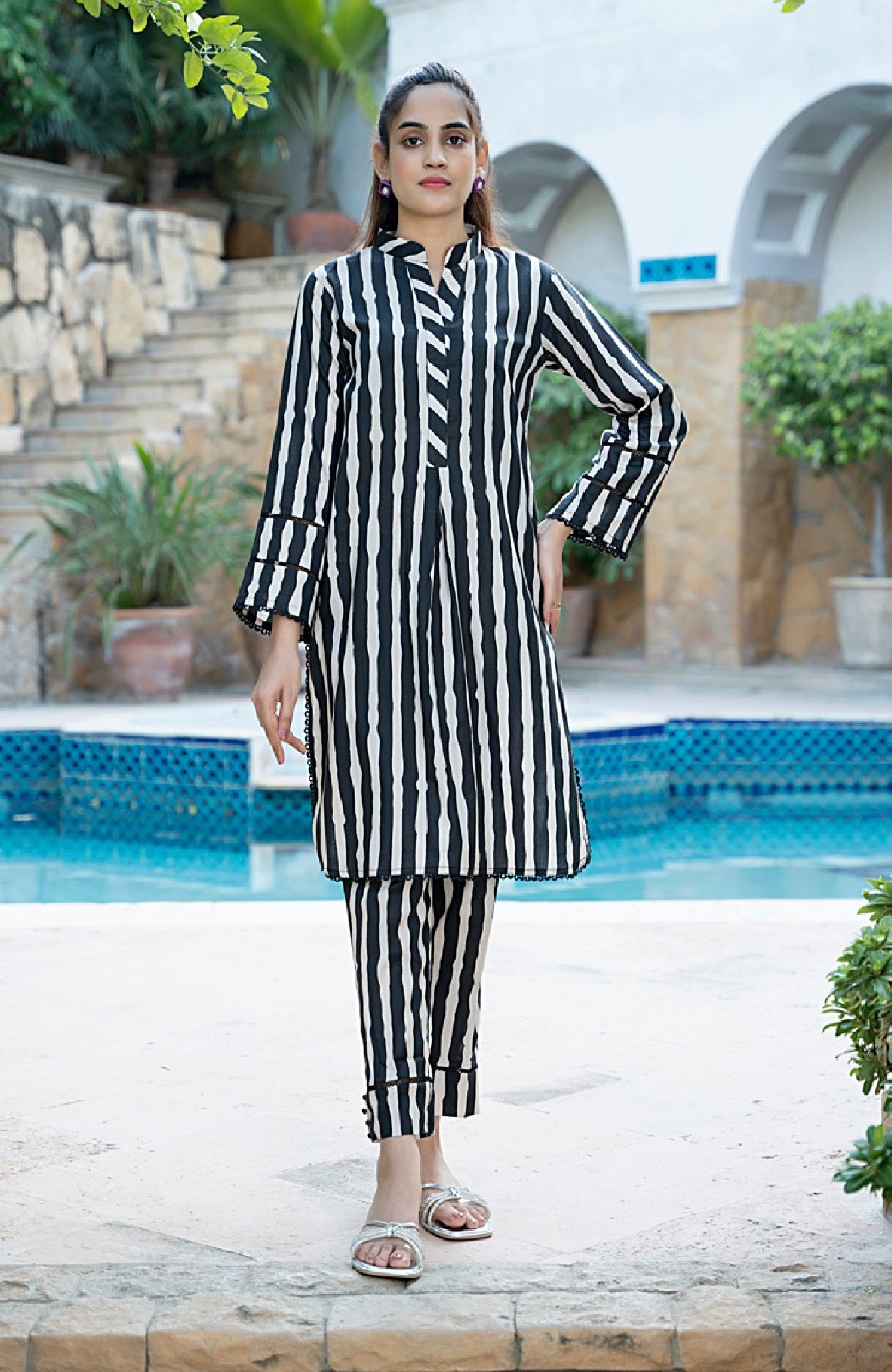Identic Separates By Regalia Textiles Printed Linen Suits Unstitched 2 Piece RTPL-D-01 - Winter Collection