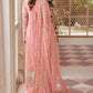 Emaan Adeel Net Embroidered 3 piece Unstitched Dress - LX 01