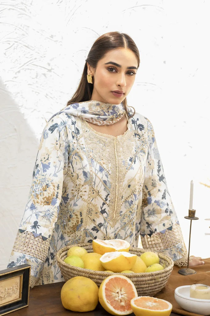 Shezlin by Aabyaan Embroidered Chikankari Suits Unstitched 3 Piece AS-AR-01 ALISHA - Summer Collection