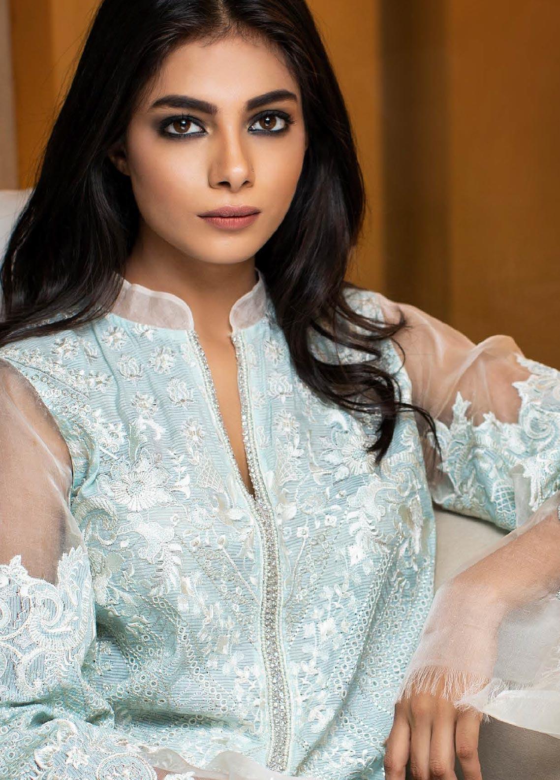 Zunuj Embroidered Chikankari Lawn Unstitched 3 Piece Suit - ZCKL-01