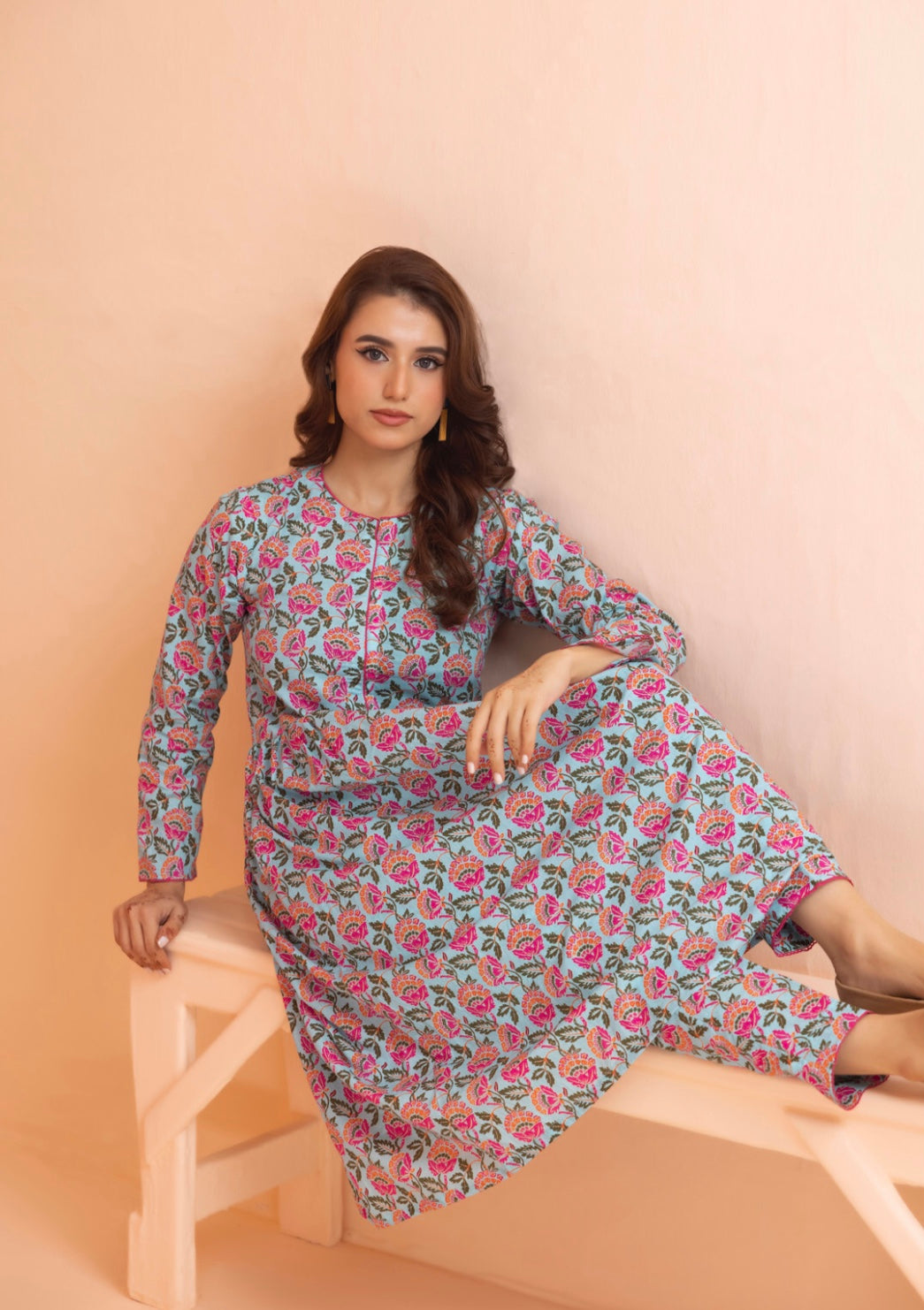 Identic Separates By Regalia Textiles Printed Linen Suits Unstitched 2 Piece RTPL-D-20 - Winter Collection