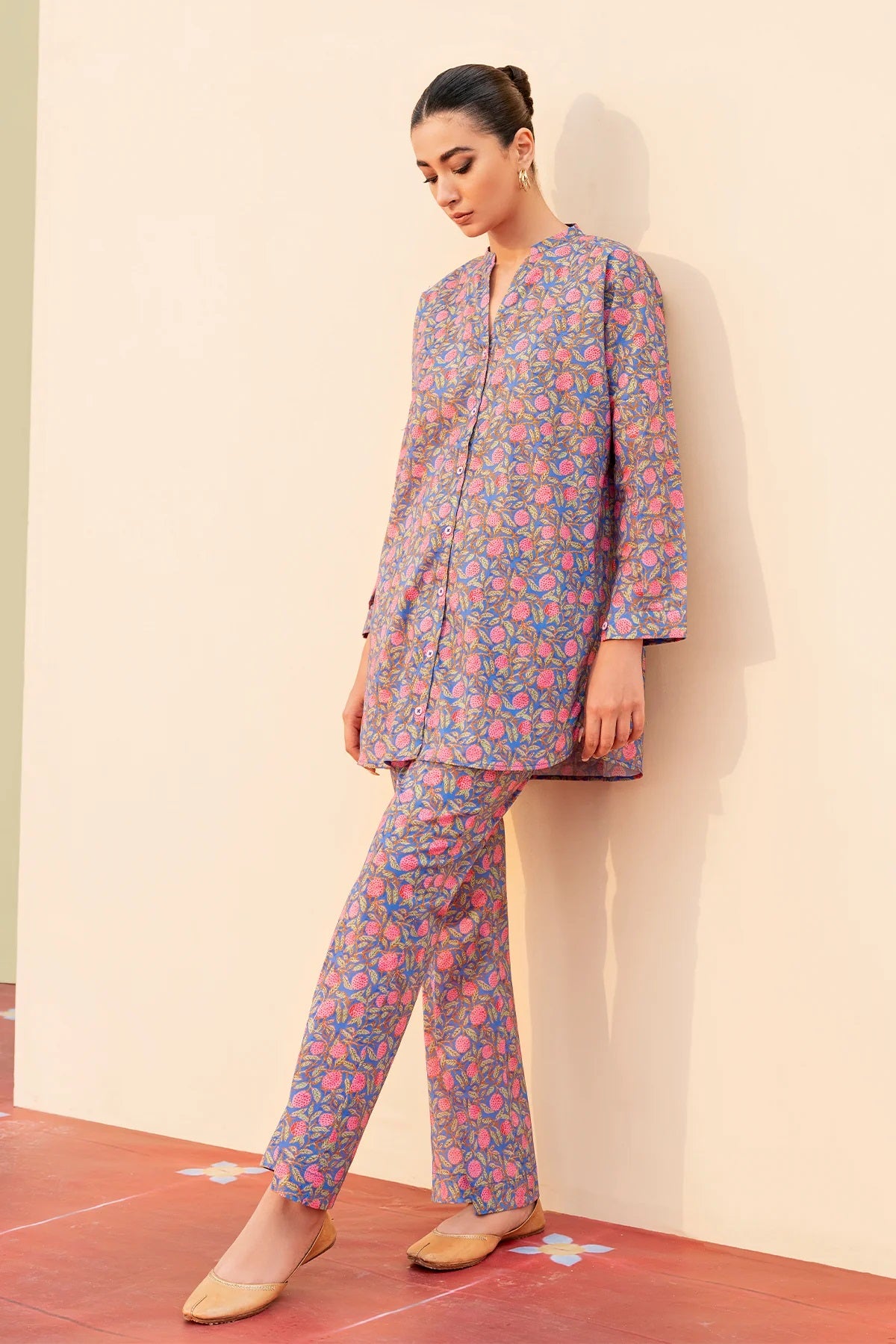 Sahar Digital Printed Lawn 2 piece Shirt & Trouser - SSL-V3-20
