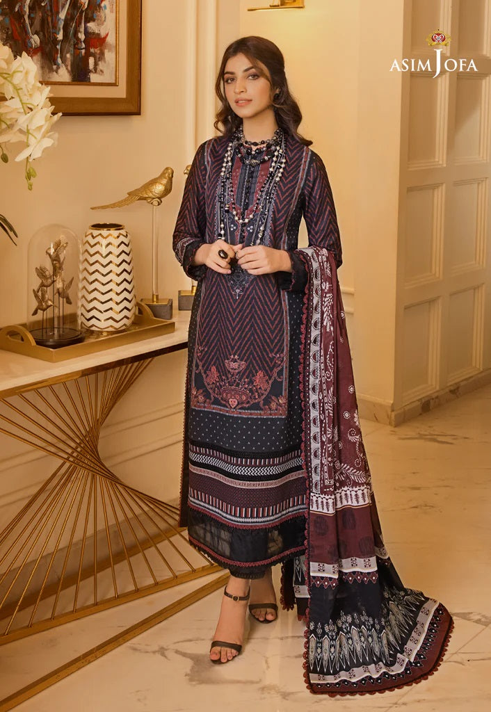 Rania by Asim Jofa Printed Lawn Suits Unstitched 3 Piece AJRP-20