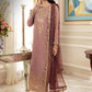 Asim Jofa Zari Sitara Embroidered Chanderi Cotton Unstitched 2 Piece Dress - AJZS 20