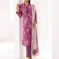 Printkari by NUR Embroidered Lawn 3 Piece Unstitch Dress - PN 21