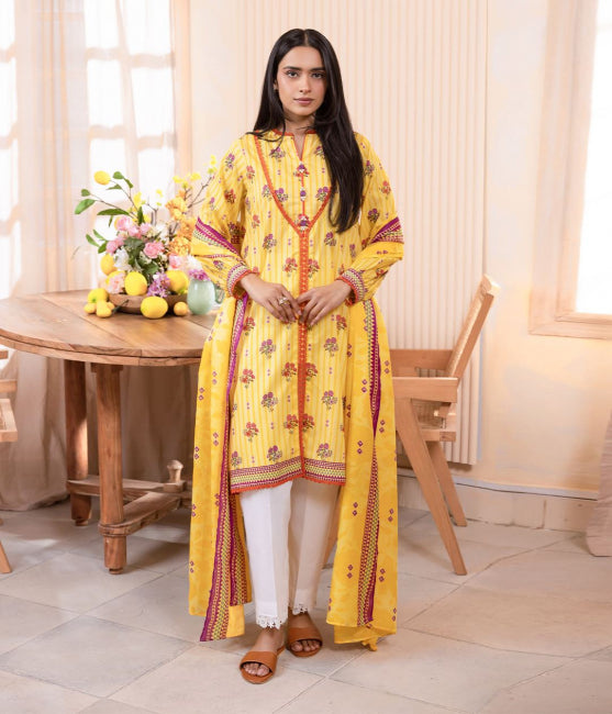 Zellbury Printed Lawn Unstitched 2 piece dress - WUS24X21002 Summer Collection