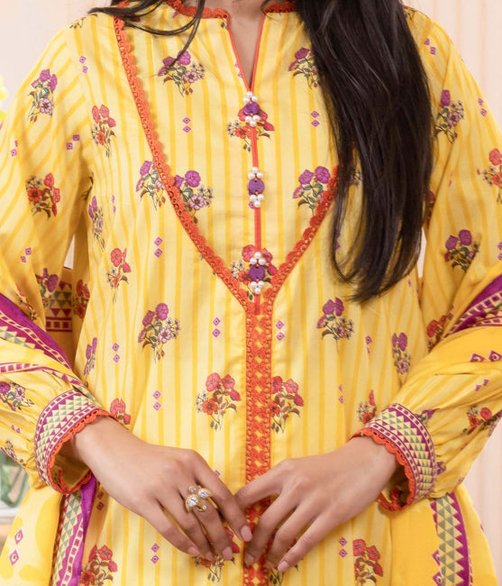 Zellbury Printed Lawn Unstitched 2 piece dress - WUS24X21002 Summer Collection