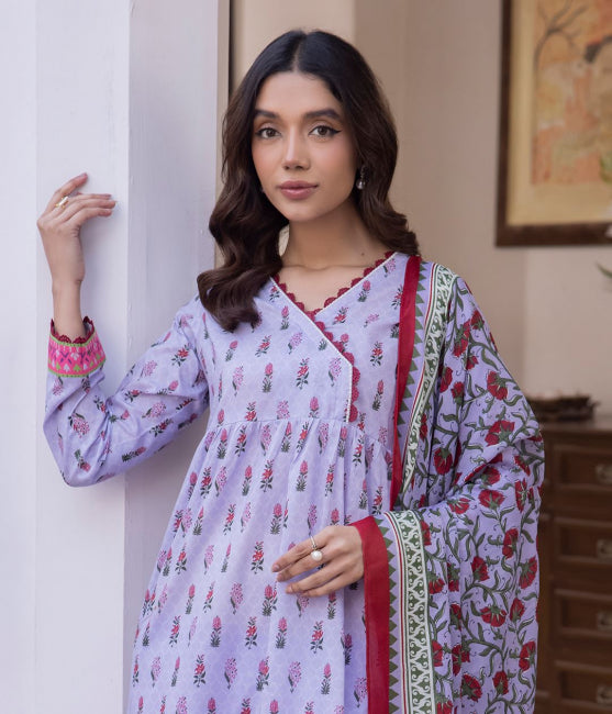 Zellbury Printed Lawn Unstitched 2 piece dress - WUS24X21003 Summer Collection