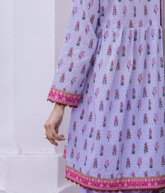 Zellbury Printed Lawn Unstitched 2 piece dress - WUS24X21003 Summer Collection