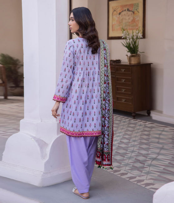 Zellbury Printed Lawn Unstitched 2 piece dress - WUS24X21003 Summer Collection