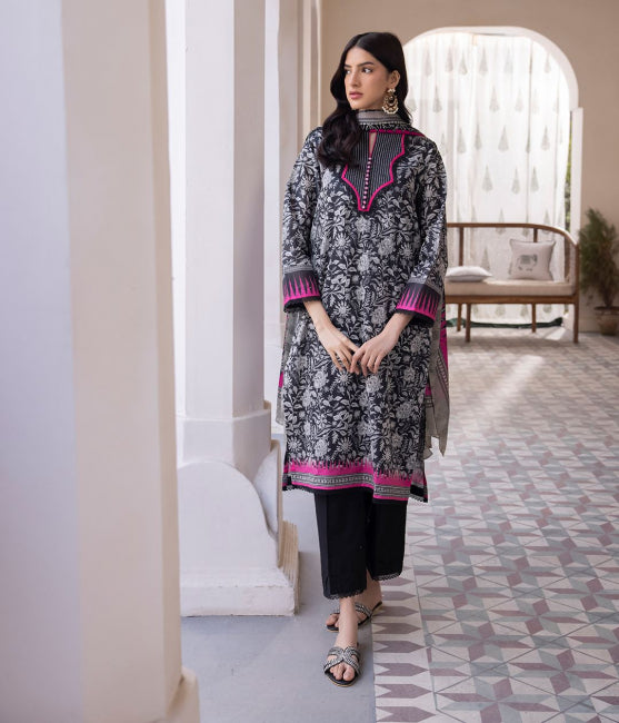 Zellbury Printed Lawn Unstitched 2 piece dress - WUS24X21004 Summer Collection