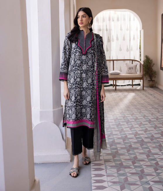 Zellbury Printed Lawn Unstitched 2 piece dress - WUS24X21004 Summer Collection
