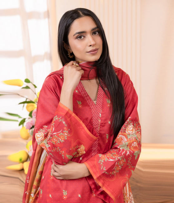 Zellbury Printed Lawn Unstitched 2 piece dress - WUS24X21006 Summer Collection