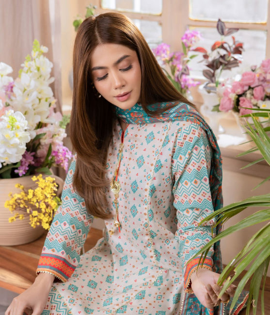 Zellbury Printed Lawn Unstitched 2 piece dress - WUS24X21008 Summer Collection