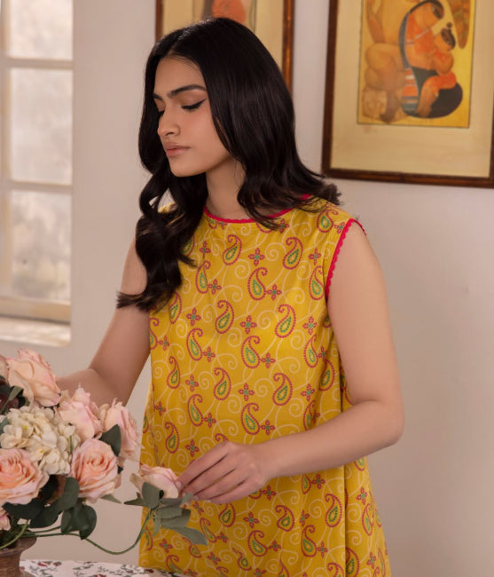 Zellbury Printed Lawn Unstitched 2 piece dress - WUS24X21036 Summer Collection