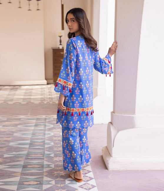 Zellbury Printed Lawn Unstitched 2 piece dress - WUS24X21038 Summer Collection