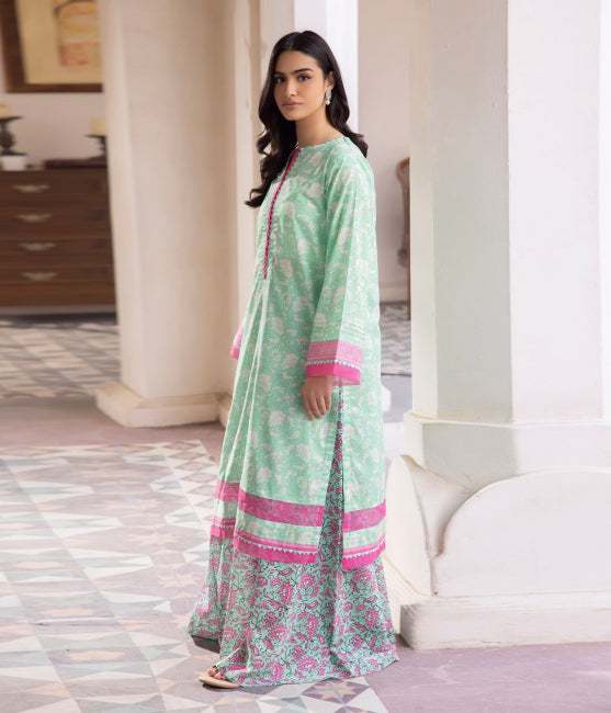 Zellbury Printed Lawn Unstitched 2 piece dress - WUS24X21039 Summer Collection