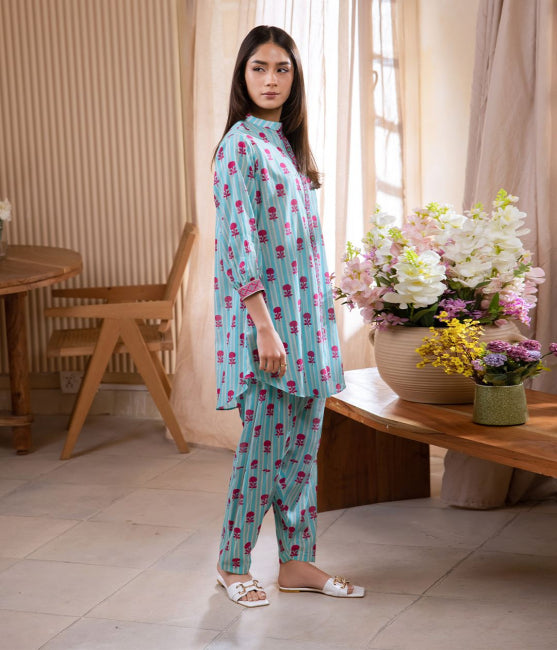 Zellbury Printed Lawn Unstitched 2 piece dress - WUS24X21041 Summer Collection