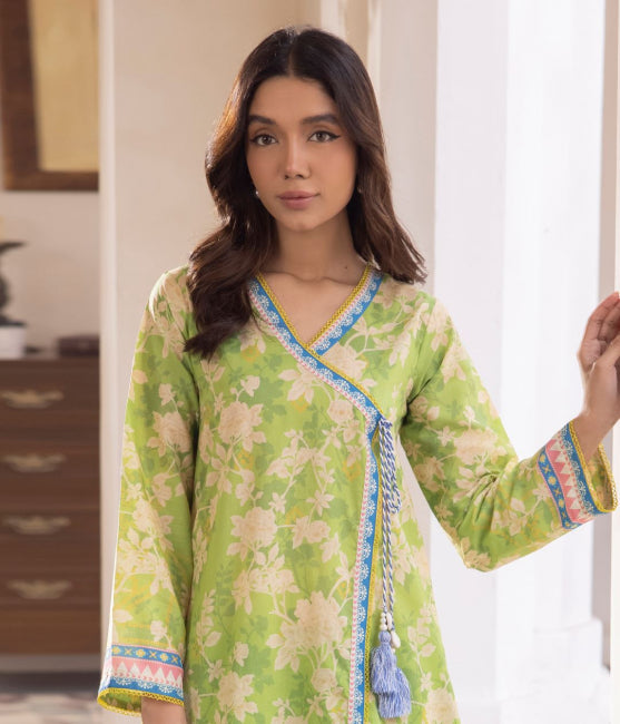 Zellbury Printed Lawn Unstitched 2 piece dress - WUS24X21042 Summer Collection