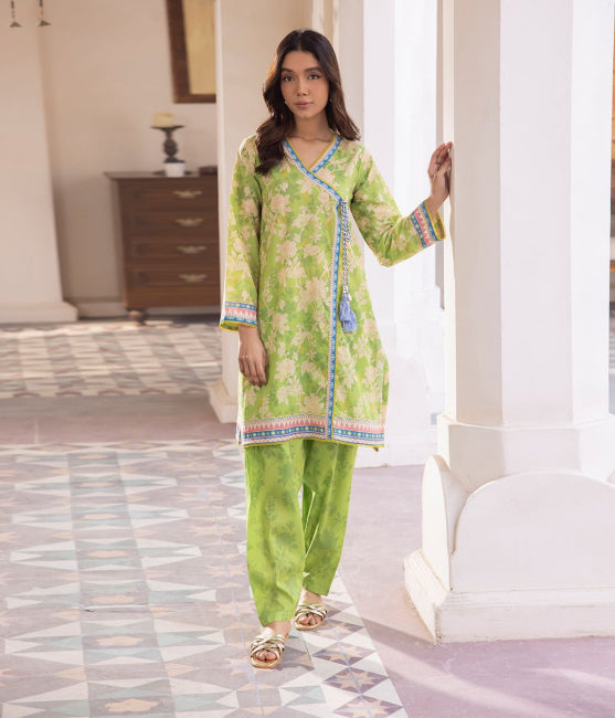 Zellbury Printed Lawn Unstitched 2 piece dress - WUS24X21042 Summer Collection